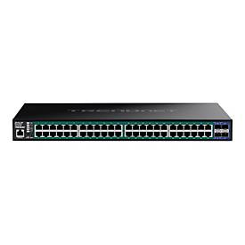 TRENDnet TPE-3524SF - Switch - 52 Ports, Web - L2+ - Smart - 48 x 10/100/1000 (PoE+) + 4 x 10 Gigabit SFP+