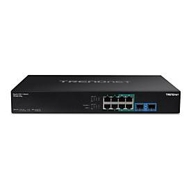 TRENDnet TPE BG102G - Switch - 10 Anschlüsse - unmanaged - an Rack montierbar