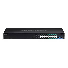 TRENDnet TPE BG182G - Switch - 18 Anschlüsse - unmanaged - an Rack montierbar