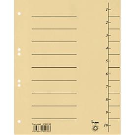 Trennblätter, A4, 100 Stück, gelb