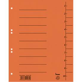 Trennblätter, A4, 100 Stück, orange