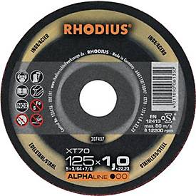 Trennscheibe XT70 D125x1mm ger.INOX Bohr.22,23mm RHODIUS, 100 Stück