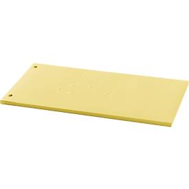Trennstreifen-Folien, Polypropylen, unifarben, 100 Stück, gelb