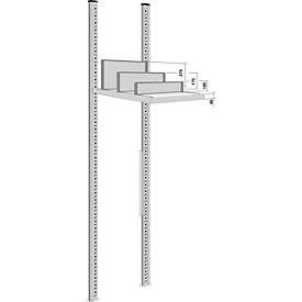 Trennwand, freistehend, für Regaltiefe 800 mm, H 100 mm