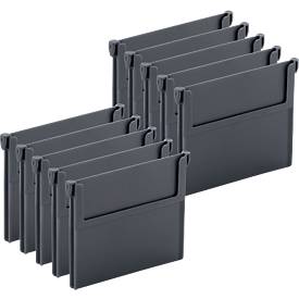 Trennwand für Regalkasten RK 421/521/621, Recycling-Polypropylen, eisengrau, 10 Stück