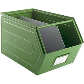 Trennwand für Sichtlagerkasten, Stahl verzinkt, 10 Stück