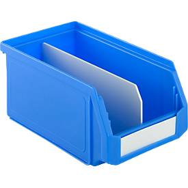 Trennwand, längs, für Sichtlagerkasten LF 211, 10 Stück