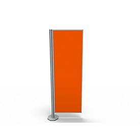 Trennwand, Silent Line Plus, 550 x 1700 mm, orange