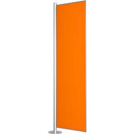 Trennwand, Silent Line Plus, 800 x 2000 mm, orange