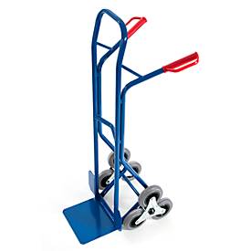 Treppenkarre 3er-Stern, Tragkraft 150 kg, Vollgummi-Bereifung