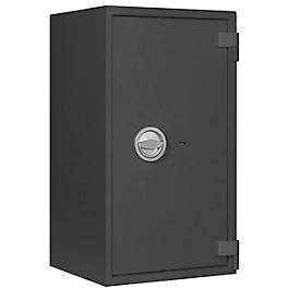 Tresor MT 4, Sicherheitsstufe S 1 nach EN 14450, 85 l/8 Ordner, Doppelbartschloss mit 2 Schlüsseln, 1 Fachboden, B 405 x T 385 x H 740 mm, graphitgrau