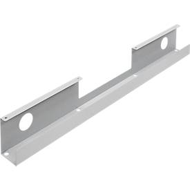 Treston Kabelwanne für TED-Arbeitstisch, B 800 x T 62 x H 100 mm, lichtgrau RAL 7035