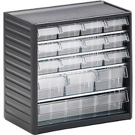 Treston Kleinteilemagazine Serie 290C, 16 Schubladen