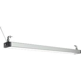 Treston NatureLite LED-Arbeitsplatzleuchte TNL1200, 4000 K, 56 W, dimmbar, B 1180 x T 120 x H 50 mm, grau
