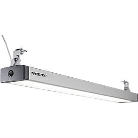 Treston NatureLite LED-Arbeitsplatzleuchte TNL900, 4000 K, 42 W, dimmbar, B 900 x T 120 x H 50 mm, grau