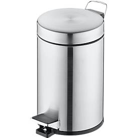 Tretabfalleimer aus Edelstahl