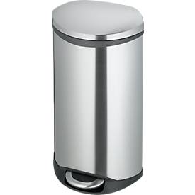 Tretabfalleimer Soft Close Edelstahl, 10 Liter
