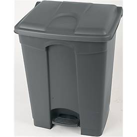 Tretabfallsammler aus Polyethylen 70 l, grau