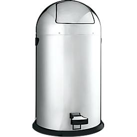 Tretabfallsammler, Edelstahl, 40 Liter