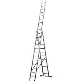 TRIBILO Vielzweckleiter, 3 x 12 Sprossen