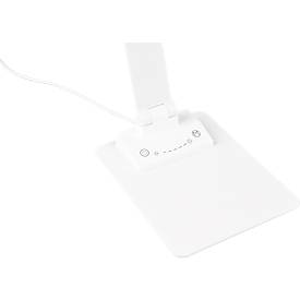TRIO LED-Tischleuchte TRAVIS, 6,5 W, 650 lm, dimmbar, USB-Ladefunktion, weiß