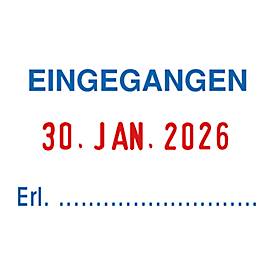 trodat Bürostempel 5430L, Datumsstempel mit 3 auswechselbaren Bürotexten