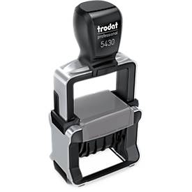 trodat Bürostempel 5430L, Datumsstempel mit 3 auswechselbaren Bürotexten