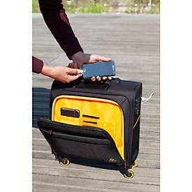 Trolley Exacompta Exactive, für Notebooks bis zu 15,6'', L 420 x B 230 x H 480 mm, Polyester, schwarz