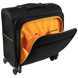 Trolley Exacompta Exactive, für Notebooks bis zu 15,6'', L 420 x B 230 x H 480 mm, Polyester, schwarz