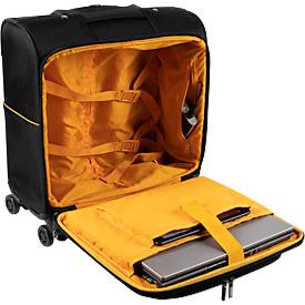 Trolley Exacompta Exactive, für Notebooks bis zu 15,6'', L 420 x B 230 x H 480 mm, Polyester, schwarz