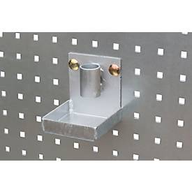 Tropfwanne mit Halterung für Zapfpistolen, für fahrbare Auffangwannen, verzinkt