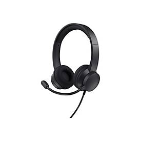 Trust Ayda - Headset - On-Ear - kabelgebunden - USB - Schwarz