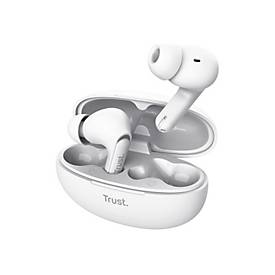 Trust Yavi - True Wireless-Kopfhörer mit Mikrofon - im Ohr - Bluetooth - weiß