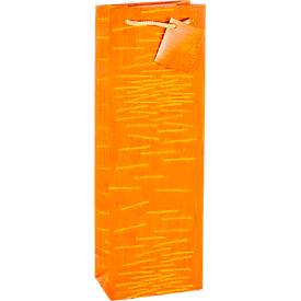 TSI Geschenktasche Laura, für Flaschen, 12 x 8 x 36 cm, reißfest, 12er-Set farbsortiert