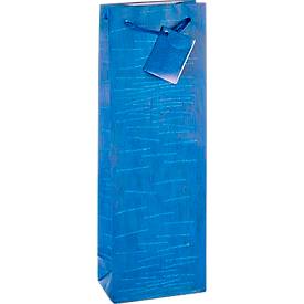 TSI Geschenktasche Laura, für Flaschen, 12 x 8 x 36 cm, reißfest, 12er-Set farbsortiert