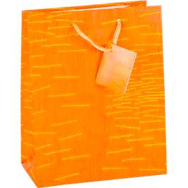 TSI Geschenktasche Laura, mittelgroß, 18 x 10 x 23 cm, reißfest, 12er-Set, farbsortiert