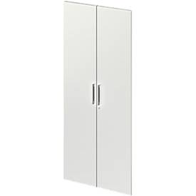 Türpaar TETRIS WOOD, 5 OH, B 800 mm, lichtgrau