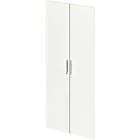 Türpaar TETRIS WOOD, 6 OH, B 800 mm, weiß