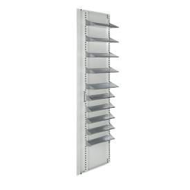Türregalböden SSI Schäfer, für Magazinschrank MS-M 2512, weißaluminium, 1 Satz