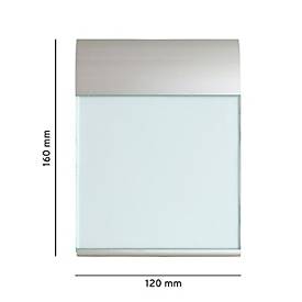 Türschild Office Star, Büro, Acrylscheibe, hochkant und quer, B 120 x H 160 mm