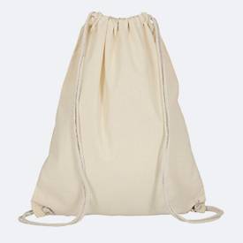 Turnbeutel TEXXILLA, als Rucksack nutzbar, naturfarbene Kordeln, OEKO-TEX® STANDARD 100, L 380 x B 460 mm, Baumwolle, natur