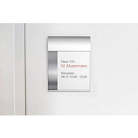 Türschild Office Star, Büro, Acrylscheibe, hochkant und quer