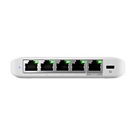 Ubiquiti UniFi Switch Flex Mini 2.5G - Switch - L2+ - managed - 4 x 2.5GBase-T + 1 x 2.5GBase-T (PoE) - Desktop