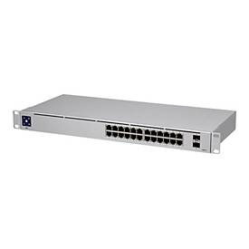 Ubiquiti UniFi Switch USW-24-POE - Switch - managed - 24 x 10/100/1000 + 2 x Gigabit SFP - Desktop, an Rack montierbar
