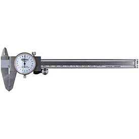 Uhren-Messschieber, Messgenauigkeit +/-0,02