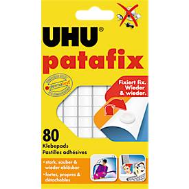 UHU patafix Klebepads, weiß, 80 Stück