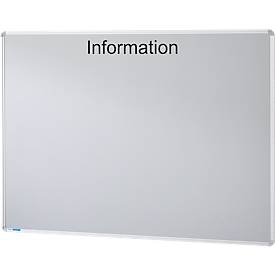 Ultradex Informationstafel "Information", Metall, magnethaftend, Wandmontage, inkl. Montagematerial, B 1500 x H 1200 mm, silbergrau RAL 9006