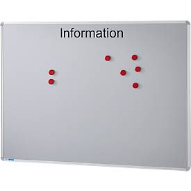 Ultradex Informationstafel "Information", Metall, magnethaftend, Wandmontage, inkl. Montagematerial, B 1800 x H 1200 mm, silbergrau RAL 9006