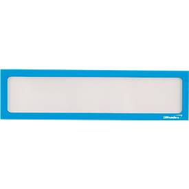 Ultradex Infotasche, magnetisch, für Überschriften, B 225 x H 60 mm, A4, blau