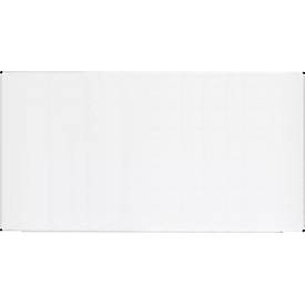 Ultradex Whiteboard economy, Hoch-/Querformat, emailliert, magnethaftend, Ablageschale, individuell bedruckbar, B 2000 x T 10 x H 1200 mm